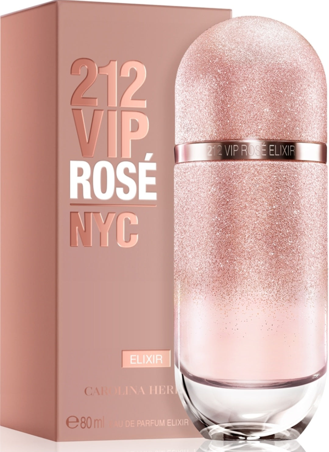 212 VIP Rose Elixir Carolina Herrera - 80ml