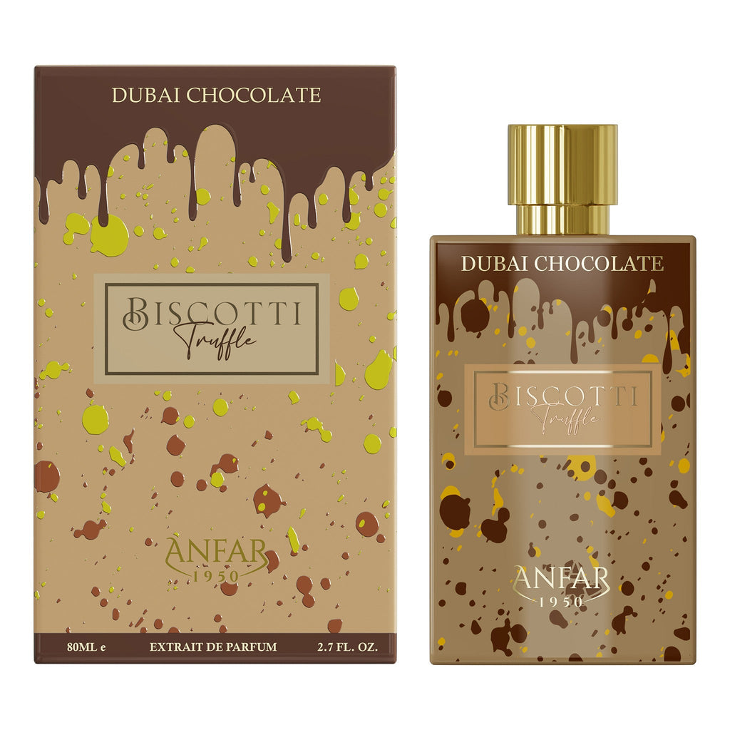 Dubai Chocolate Biscotti Truffle — Anfar 1950 — Extrait — 80ml — Unisex