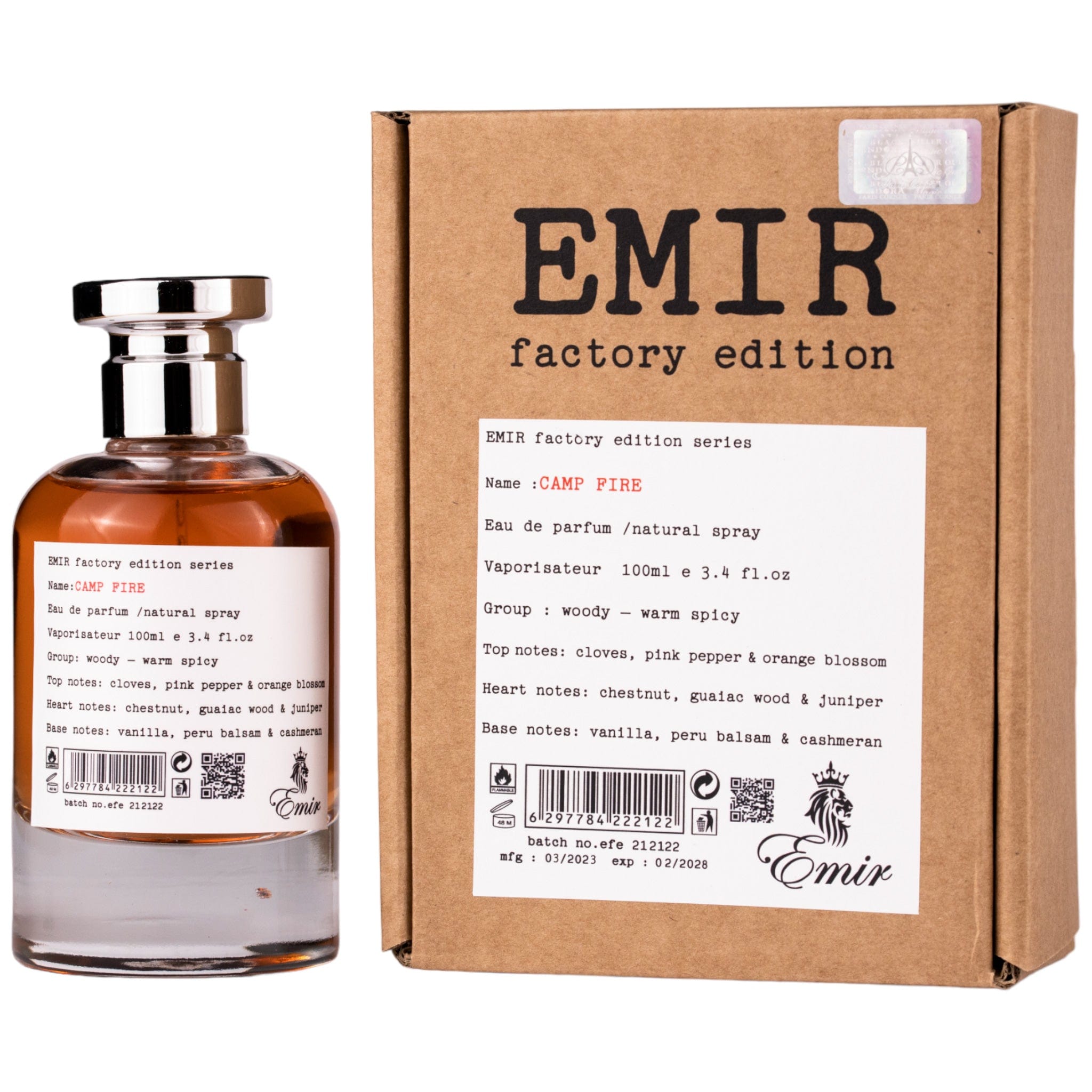 Camp Fire Factory Edition — Emir — Paris Corner — EDP — 100ml — Unisex