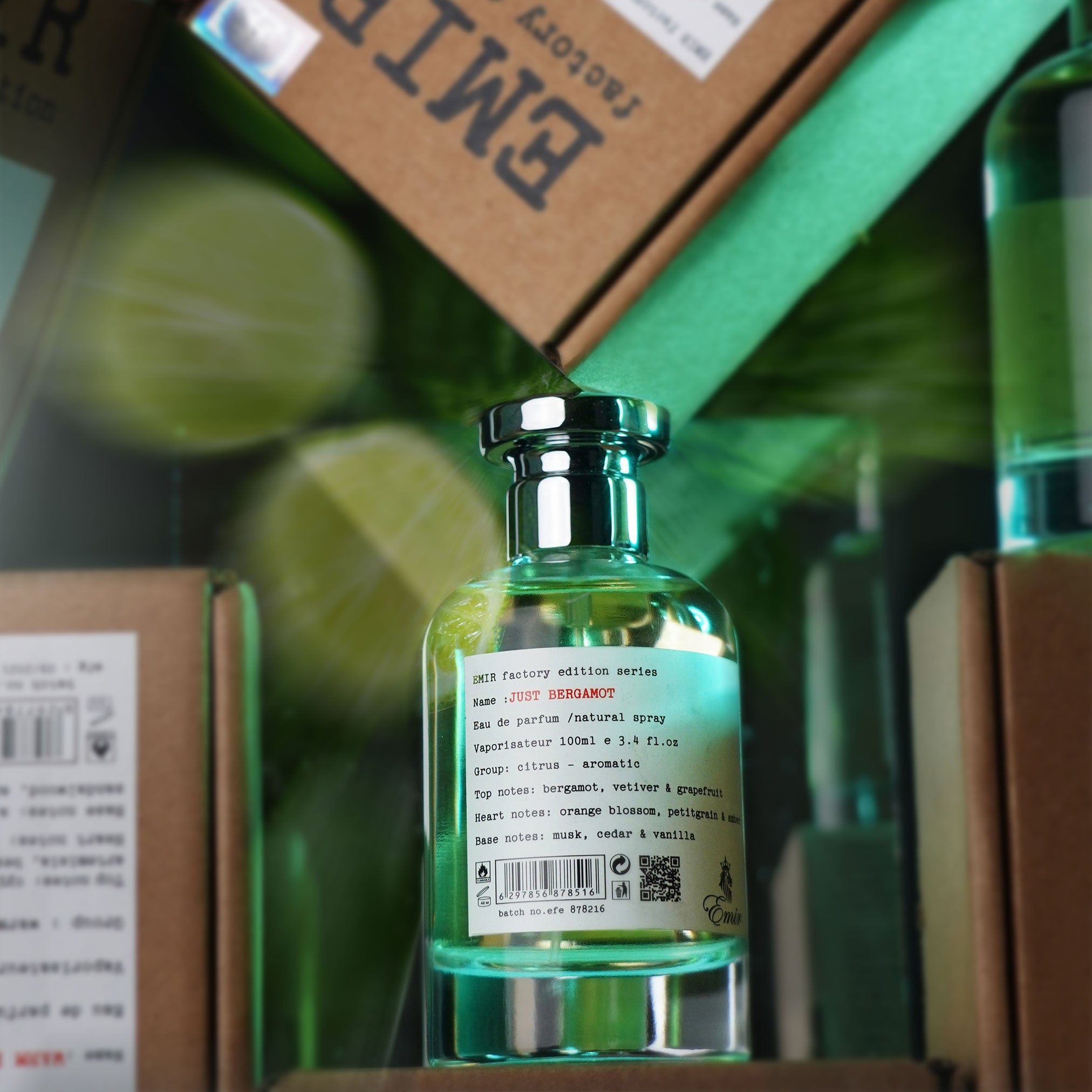 Just Bergamot Factory Edition — Emir — Paris Corner — EDP — 100ml — Unisex